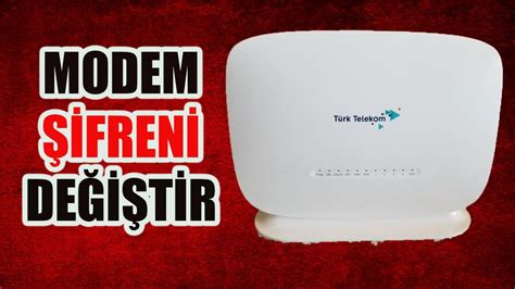 türk telekom modem şifre değiştirme
